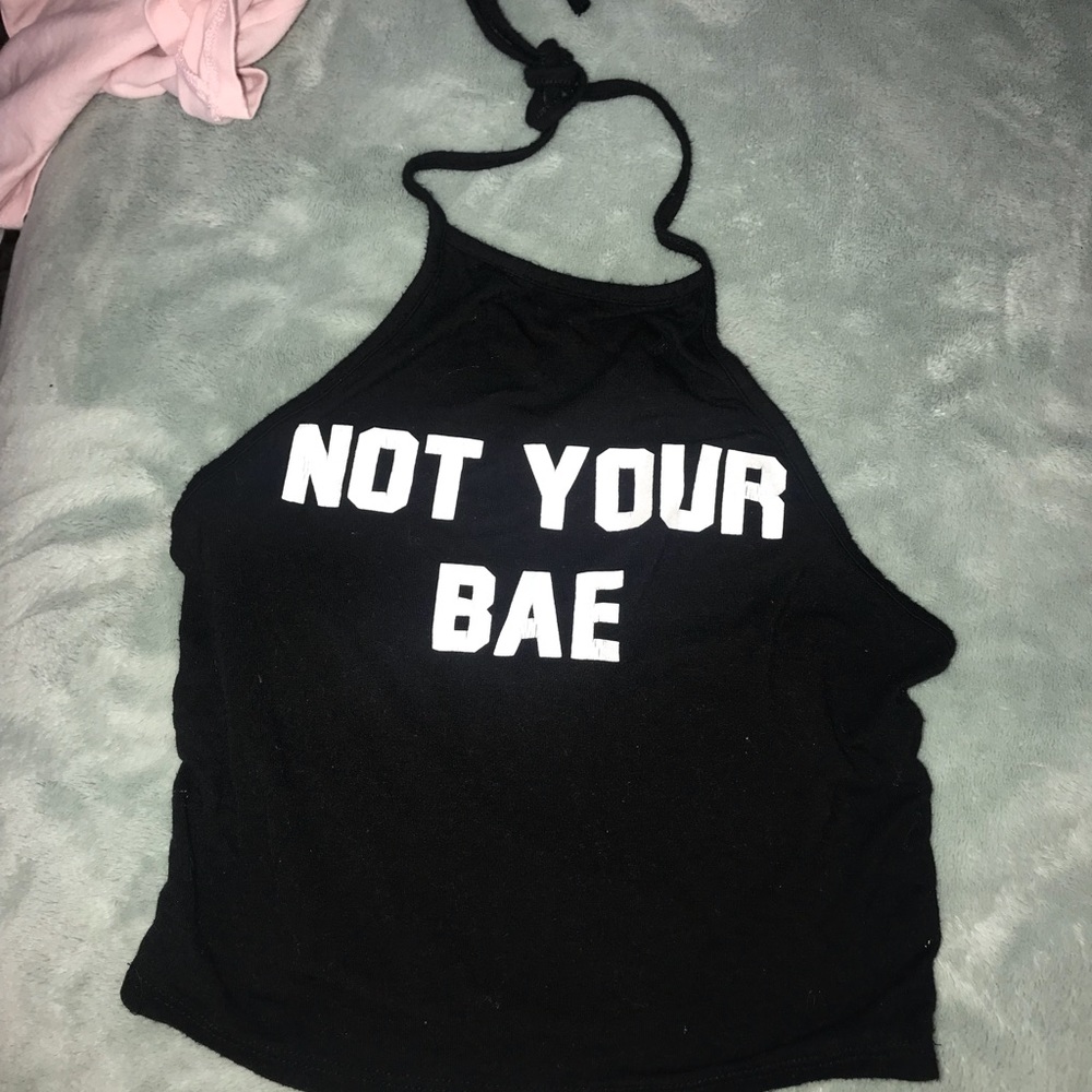 Black Halter Top
